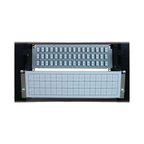 Tripp Lite Preloaded Fiber Patch Panel, 3U, 24x (12F MTP/MPO-APC to 4x LC Duplex F/F) 8F Trunk Cables, OS2 Singlemode, 10 m (32.8 ft.) — Being Shipped
