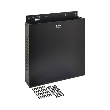 Tripp Lite SmartRack 2U Low-Profile Vertical-Mount Vented Wall-Mount Mini Rack Enclosure, Black — Being Shipped