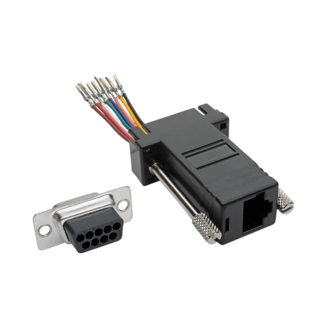 Tripp Lite DB9 to RJ45 Modular Serial Adapter (F/F), RS-232, RS-422, RS-485 — Being Shipped