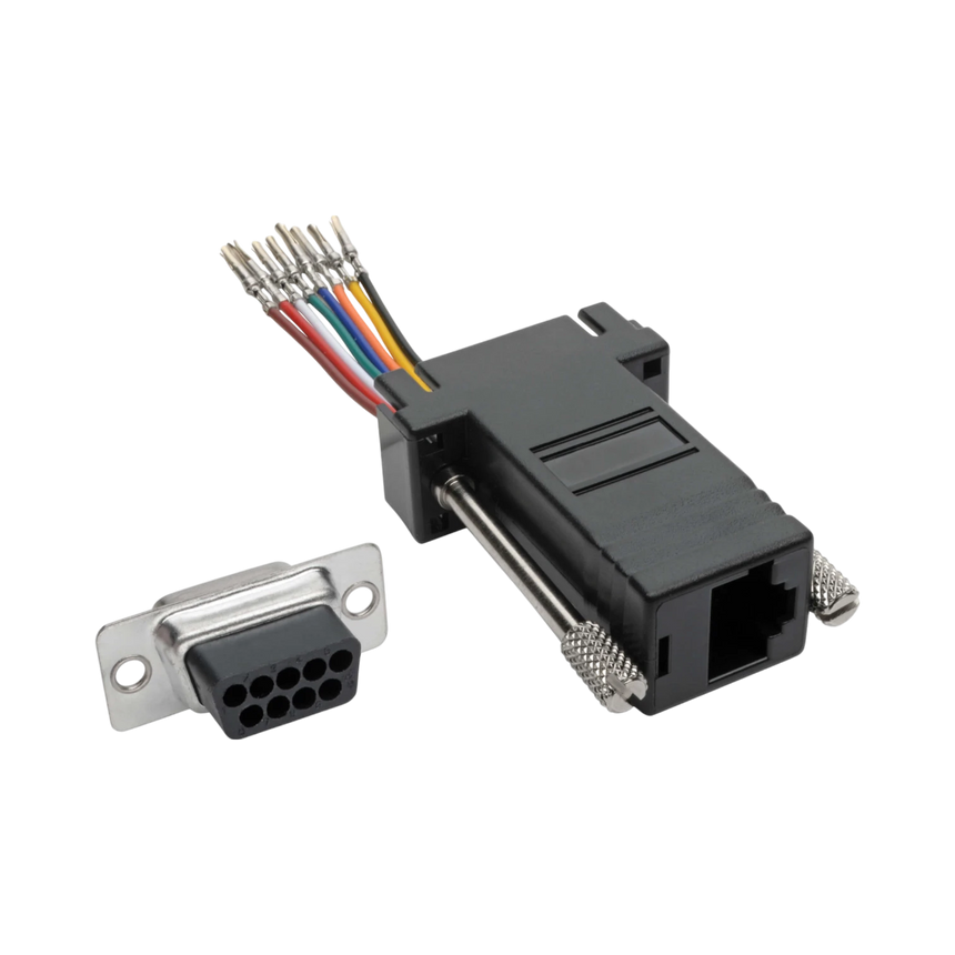 Tripp Lite DB9 to RJ45 Modular Serial Adapter (F/F), RS-232, RS-422, RS-485 — Being Shipped