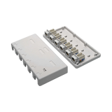 Tripp Lite Pre-Configured Unshielded Cat6 6-Port Surface-Mount Box, 110 IDC, RJ45, White — Being Shipped