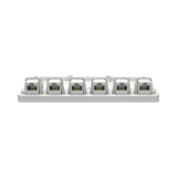 Tripp Lite Pre-Configured Unshielded Cat6 6-Port Surface-Mount Box, 110 IDC, RJ45, White — Being Shipped