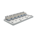 Tripp Lite Pre-Configured Unshielded Cat6 6-Port Surface-Mount Box, 110 IDC, RJ45, White — Being Shipped