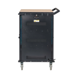 Tripp Lite Safe-IT UV Locking Storage Cart for Mobile Devices and AV Equipment, Wood-Grain Top — Being Shipped