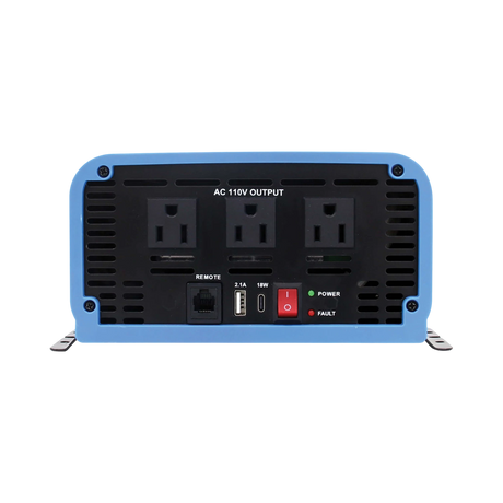 Tripp Lite 1000W Light-Duty Compact Power Inverter, 3x 5-15R, USB Charging, Pure Sine Wave, Wired Remote — Being Shipped