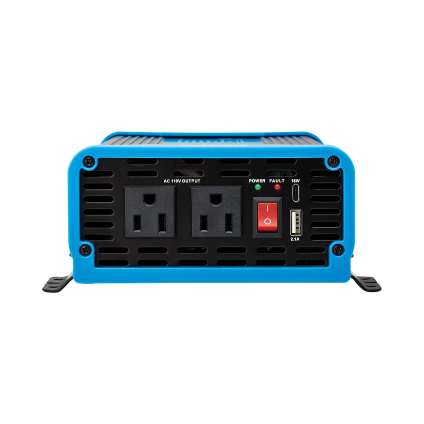 Tripp Lite 600W Light-Duty Compact Power Inverter, 2x 5-15R, USB Charging, Pure Sine Wave — Being Shipped