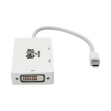 Tripp Lite Keyspan Mini DisplayPort to VGA/DVI/HDMI All-in-One Video Converter Adapter, White, 6-in. (15.24 cm) — Being Shipped