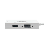 Tripp Lite Keyspan Mini DisplayPort to VGA/DVI/HDMI All-in-One Video Converter Adapter, White, 6-in. (15.24 cm) — Being Shipped