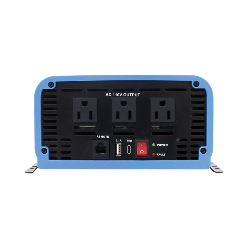Tripp Lite 1500W Compact Power Inverter - 3x 5-15R, USB Charging, Pure Sine Wave, Wired Remote — Being Shipped