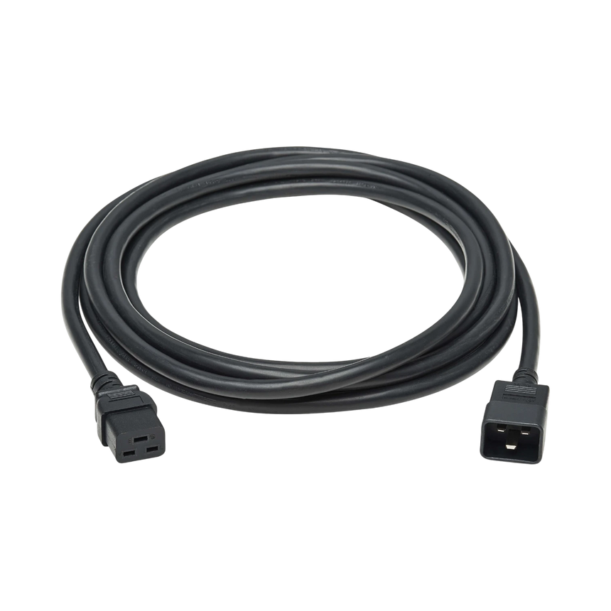 Tripp Lite Power Extension Cord, C19 to C20, Heavy-Duty, 15A, 250V, 14 AWG, 15 ft. (4.6 m), Black — Being Shipped