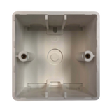 Tripp Lite Single-Gang Surface Mounting Box, European Style, 81 x 81 x 45 mm, White, TAA — Being Shipped