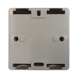Tripp Lite Single-Gang Surface Mounting Box, European Style, 81 x 81 x 45 mm, White, TAA — Being Shipped