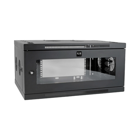 Tripp Lite SmartRack 6U Low-Profile Switch-Depth-Plus Wall-Mount Mini Rack Enclosure, Wide, Acrylic Window — Being Shipped