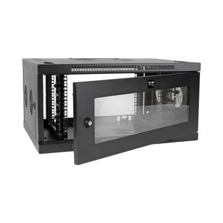 Tripp Lite SmartRack 6U Low-Profile Switch-Depth-Plus Wall-Mount Mini Rack Enclosure, Wide, Acrylic Window — Being Shipped