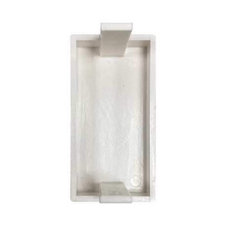 Tripp Lite Blank Snap-In Insert, European Style, Vertical, 22.5 x 45 mm, White, TAA — Being Shipped
