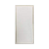 Tripp Lite Blank Snap-In Insert, European Style, Vertical, 22.5 x 45 mm, White, TAA — Being Shipped