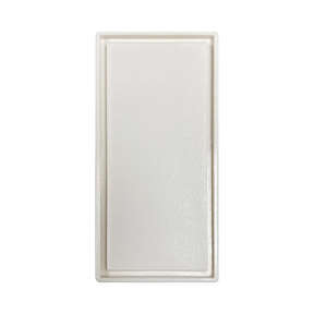 Tripp Lite Blank Snap-In Insert, European Style, Vertical, 22.5 x 45 mm, White, TAA — Being Shipped