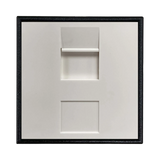 Tripp Lite Color Ring for European-Style Insert, 45 x 45 mm, Black, TAA — Being Shipped