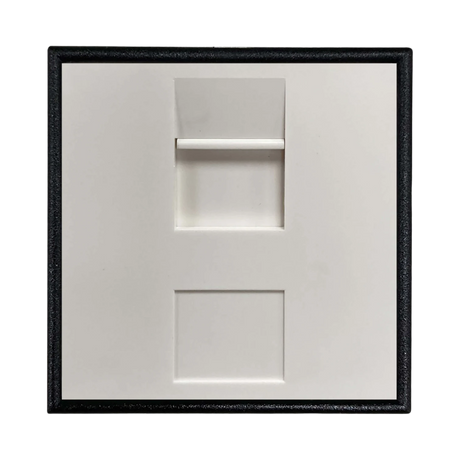 Tripp Lite Color Ring for European-Style Insert, 45 x 45 mm, Black, TAA — Being Shipped