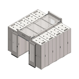 Tripp Lite Short Riser Panels for Hot/Cold Aisle Containment System, Wide 750 mm Racks, Set of 2 — Being Shipped