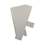 Tripp Lite 1-Port European-Style Insert, Unloaded Shuttered Angled Module, Icon Tab, White, TAA — Being Shipped