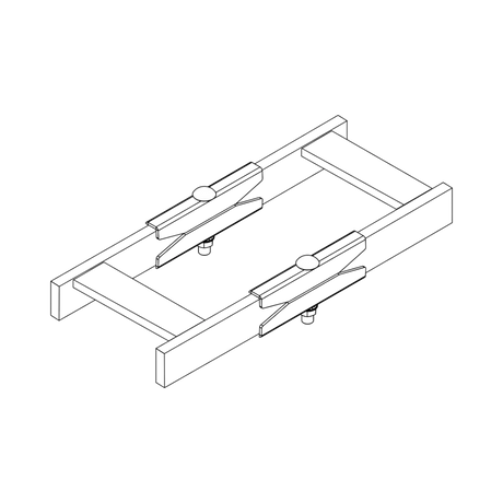Tripp Lite Butt-Splice Kit for Straight and 90-Degree Ladder Runway Sections, Hardware Included — Being Shipped
