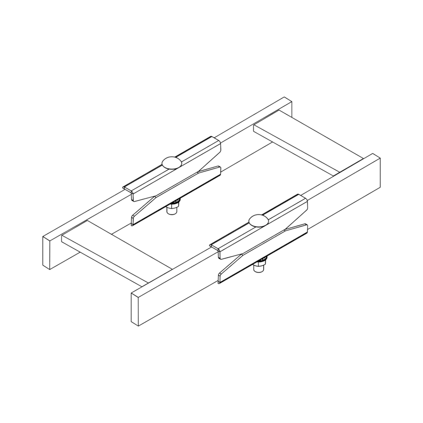 Tripp Lite Butt-Splice Kit for Straight and 90-Degree Ladder Runway Sections, Hardware Included — Being Shipped
