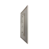Tripp Lite Safe-IT 3-Port Single-Gang Keystone Wall Plate, Antibacterial, Ivory Matte, TAA — Being Shipped