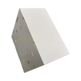 Tripp Lite Single-Gang Surface Mounting Box, UK Style, 86 x 86 x 47 mm, White, TAA — Being Shipped