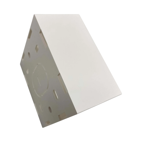 Tripp Lite Single-Gang Surface Mounting Box, UK Style, 86 x 86 x 47 mm, White, TAA — Being Shipped