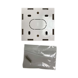 Tripp Lite Single-Gang Surface Mounting Box, UK Style, 86 x 86 x 47 mm, White, TAA — Being Shipped