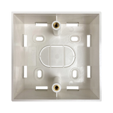 Tripp Lite Single-Gang Surface Mounting Box, UK Style, 86 x 86 x 47 mm, White, TAA — Being Shipped