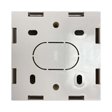 Tripp Lite Single-Gang Surface Mounting Box, UK Style, 86 x 86 x 47 mm, White, TAA — Being Shipped
