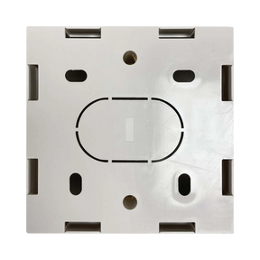 Tripp Lite Single-Gang Surface Mounting Box, UK Style, 86 x 86 x 47 mm, White, TAA — Being Shipped
