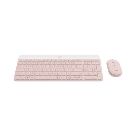 Logitech MK470 Slim Wireless Keyboard & Mouse Combo (Rose) — Being Shipped