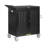 Tripp Lite Safe-IT UV Locking Storage Cart for Mobile Devices and AV Equipment, Black — Being Shipped