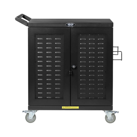 Tripp Lite Safe-IT UV Locking Storage Cart for Mobile Devices and AV Equipment, Black — Being Shipped