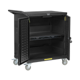Tripp Lite Safe-IT UV Locking Storage Cart for Mobile Devices and AV Equipment, Black — Being Shipped