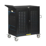 Tripp Lite Safe-IT UV Locking Storage Cart for Mobile Devices and AV Equipment, Black — Being Shipped