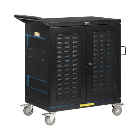 Tripp Lite Safe-IT UV Locking Storage Cart for Mobile Devices and AV Equipment, Black — Being Shipped