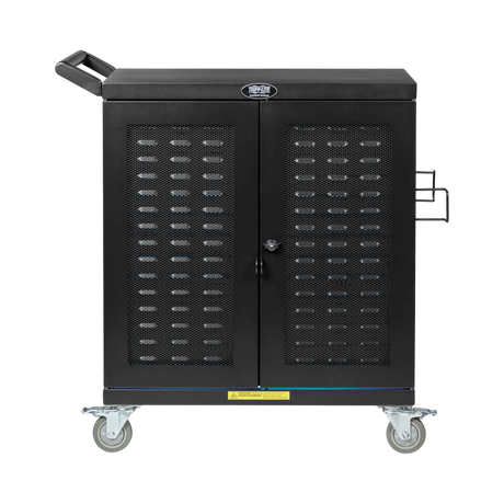 Tripp Lite Safe-IT UV Locking Storage Cart for Mobile Devices and AV Equipment, Black — Being Shipped