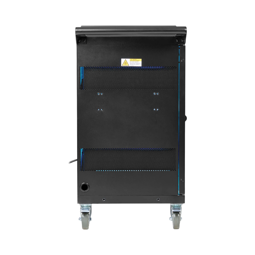 Tripp Lite Safe-IT UV Locking Storage Cart for Mobile Devices and AV Equipment, Black — Being Shipped