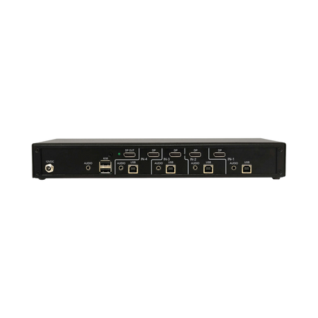 Tripp Lite Secure KVM Switch, 4-Port, Single Head, DisplayPort to DisplayPort, 4K, NIAP PP4.0, Audio, TAA — Being Shipped