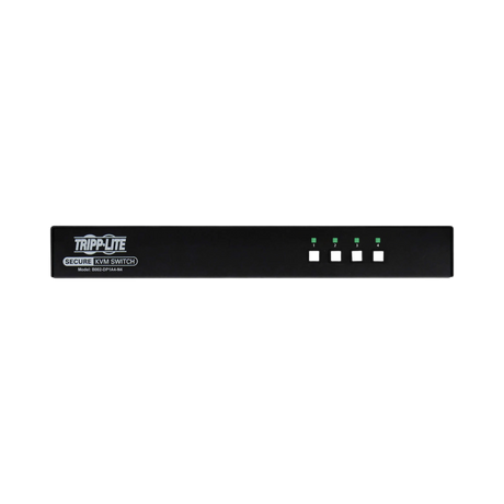 Tripp Lite Secure KVM Switch, 4-Port, Single Head, DisplayPort to DisplayPort, 4K, NIAP PP4.0, Audio, TAA — Being Shipped