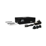 Tripp Lite Secure KVM Switch, 2-Port, Dual Head, DisplayPort to DisplayPort, 4K, NIAP PP4.0, Audio, CAC, TAA — Being Shipped