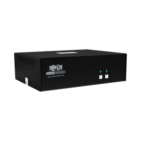 Tripp Lite Secure KVM Switch, 2-Port, Dual Head, DisplayPort to DisplayPort, 4K, NIAP PP4.0, Audio, CAC, TAA — Being Shipped