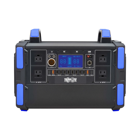 Tripp Lite Portable Power Station, 1000W, Lithium-Ion (LFP), AC, DC, USB-A, USB-C, QC 3.0 — Being Shipped