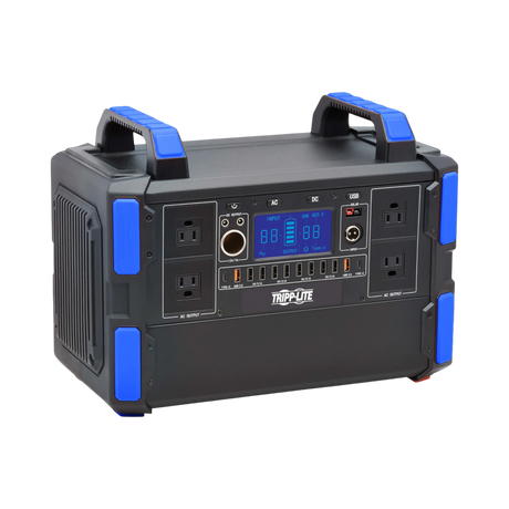 Tripp Lite Portable Power Station, 1000W, Lithium-Ion (LFP), AC, DC, USB-A, USB-C, QC 3.0 — Being Shipped