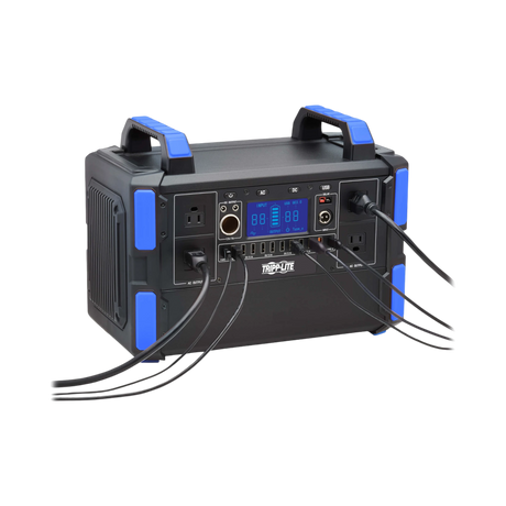 Tripp Lite Portable Power Station, 1000W, Lithium-Ion (LFP), AC, DC, USB-A, USB-C, QC 3.0 — Being Shipped