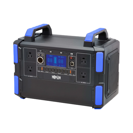 Tripp Lite Portable Power Station, 1000W, Lithium-Ion (LFP), AC, DC, USB-A, USB-C, QC 3.0 — Being Shipped